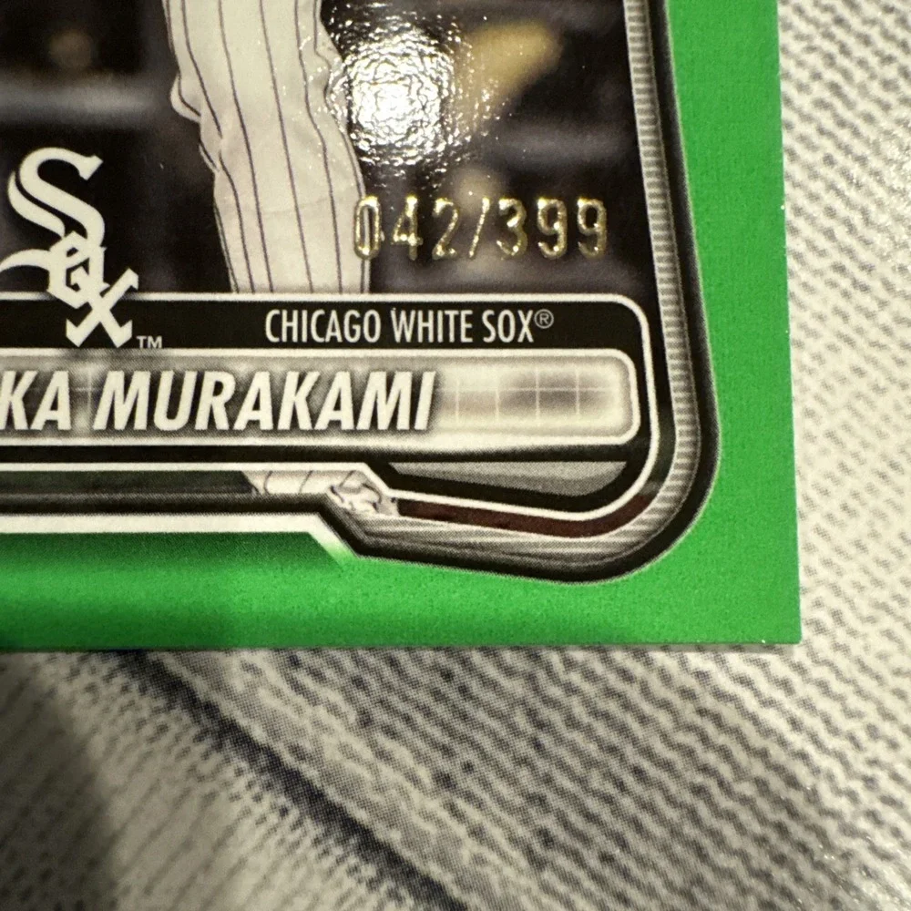 2025 Bowman Munetaka Murakami RC #9 Green /399 Chicago White Sox